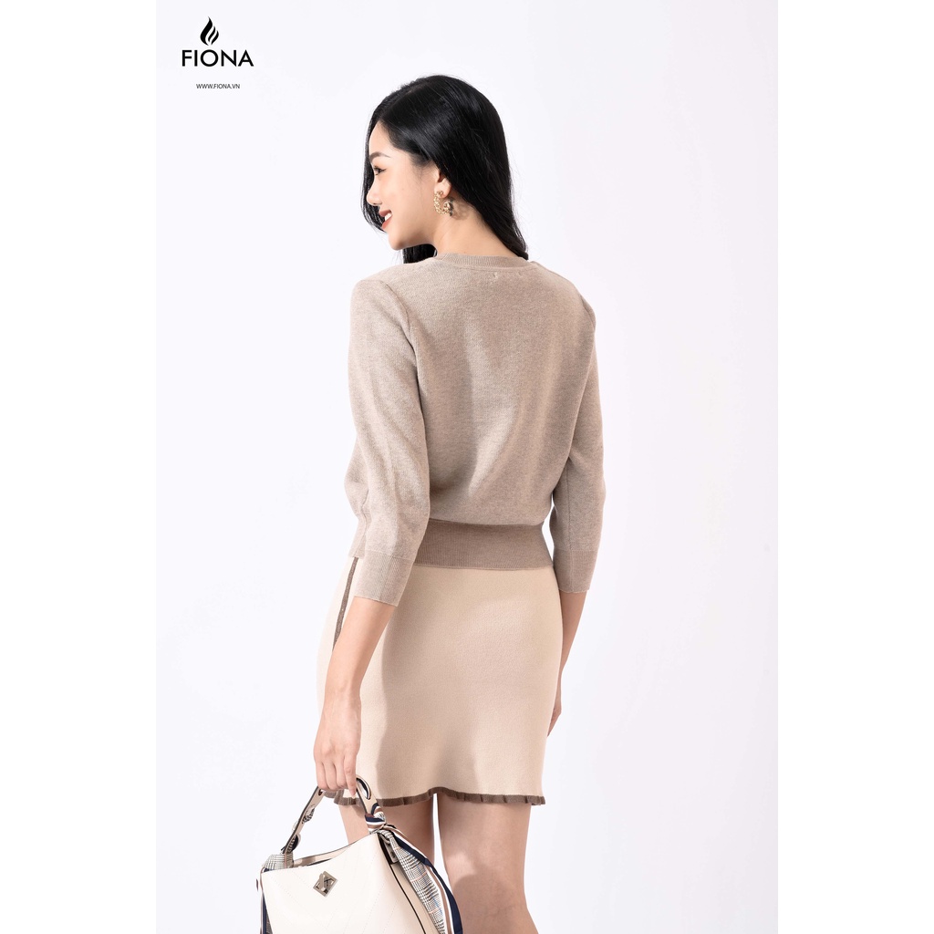 Áo Len Tay Lỡ FIONA, Áo Len Cổ Tròn Thu Đông Nữ Tính Mã F850760 | BigBuy360 - bigbuy360.vn