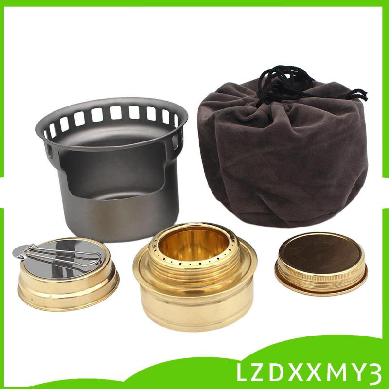 Bếp Cồn Nhỏ Kèm Túi Đựng Cho Hoạt Động Ngoài Trời Lzdxxmy3