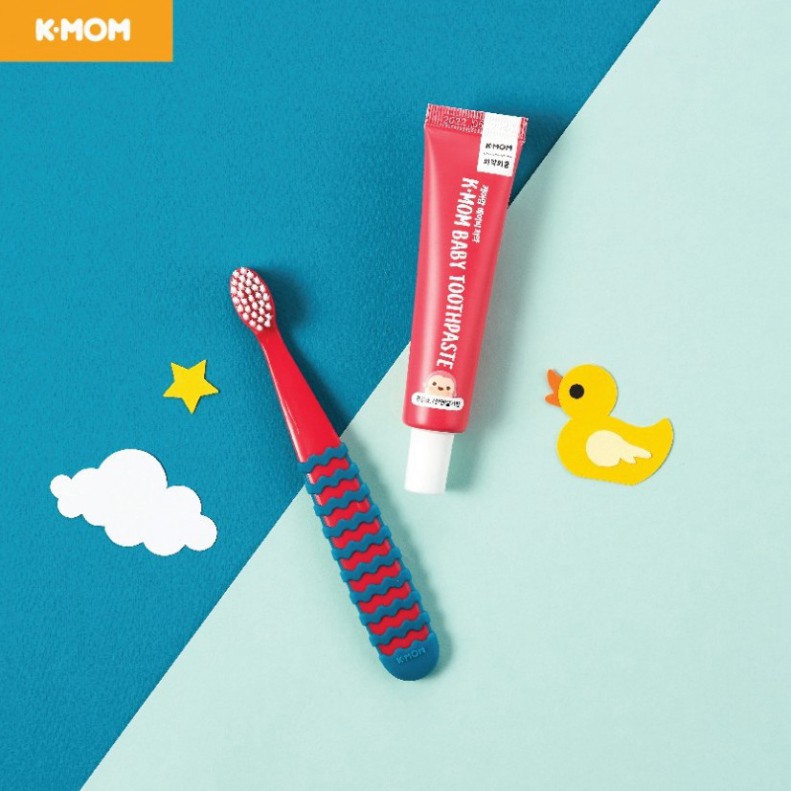 [Chính Hãng] Bàn chải đánh răng cho bé từ 2 tuổi đến 12 tuổi K-mom - bàn chải đánh răng trẻ em Hàn Quốc