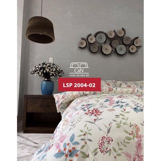 Bộ Chăn có vỏ mền vải Lụa cotton satin