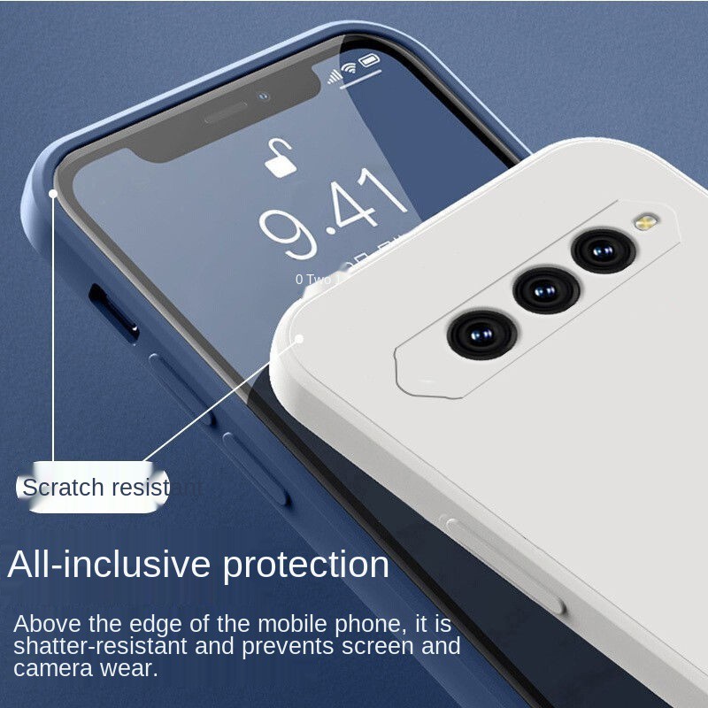 Ốp Lưng Silicone Mềm Màu Trơn Cho Black Shark 4 Edge | BigBuy360 - bigbuy360.vn