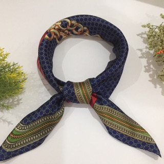 Khăn turban vuông 70*70cm lụa đẹp