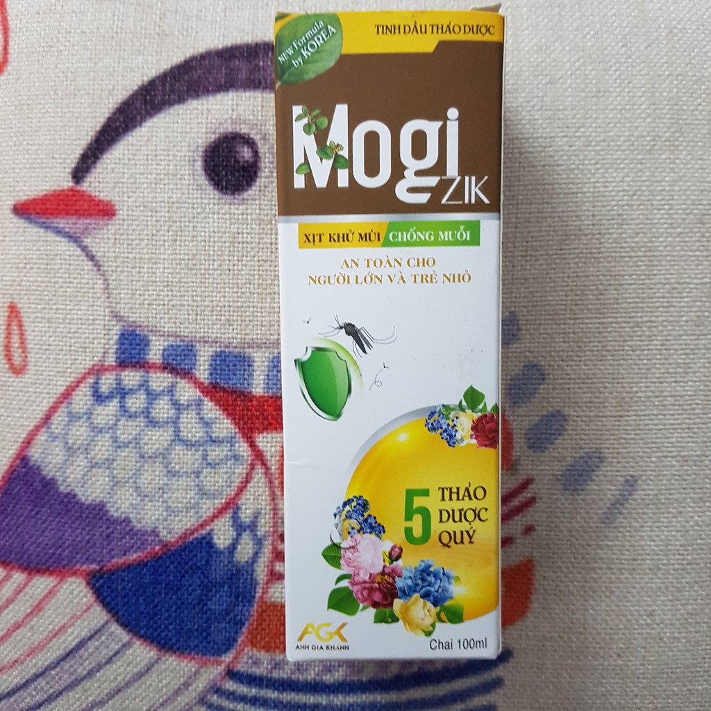 MOGI ZIK 70ml (Chính hãng)- Xịt thảo dược an toàn cho mẹ và bé, xua đuổi muỗi và côn trùng