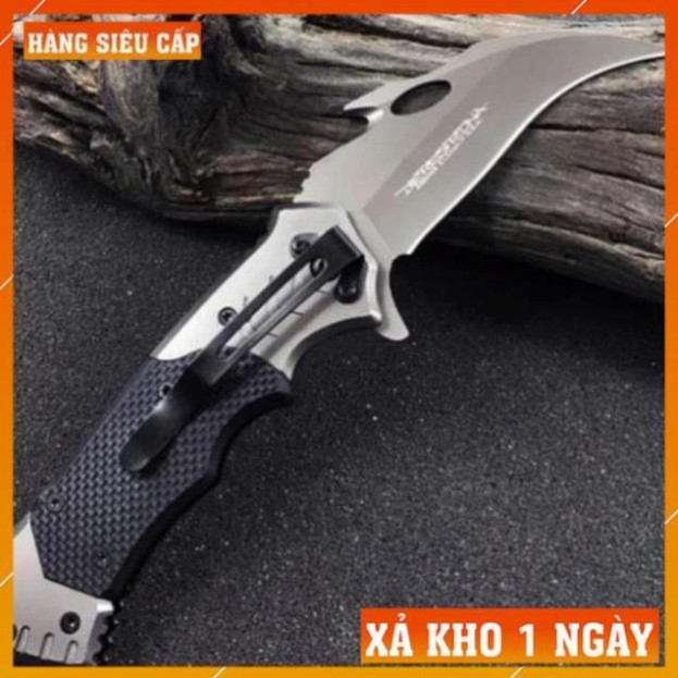 [FreeShip – Xả Kho 1 Ngày] Dao Phượt Gấp Cao Cấp Chính Hãng karambit X76 - Dao Phượt Đa Năng Giá Rẻ Quân Đội