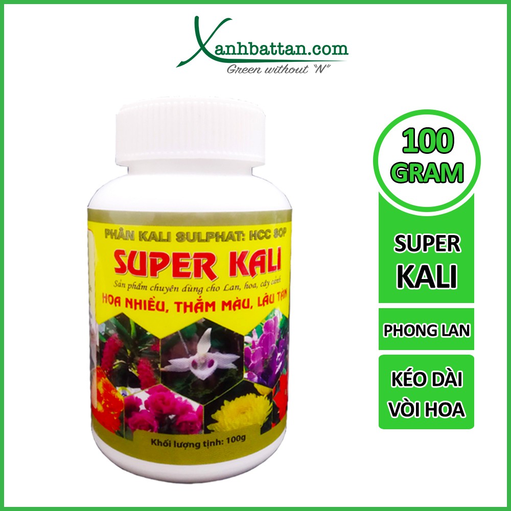 Phân Bón Super Kali Sunphat Kéo Dài Vòi Hoa, Tăng Khả Năng Chống Chịu Cho Phong Lan