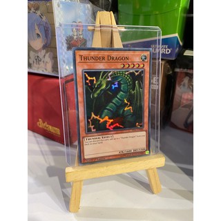 Lá bài thẻ bài Yugioh Thunder Dragon – Super Rare - Tặng bọc bài nhựa bảo quản