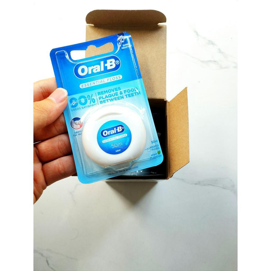 Chỉ Nha Khoa Oral-B Essential Floss 50m sản xuất tại Ireland