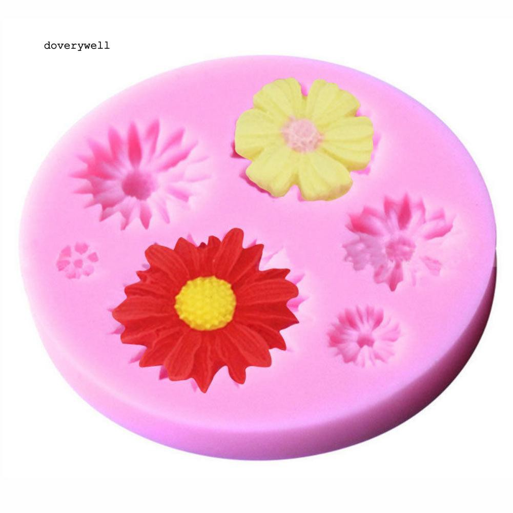 Khuôn silicon làm bánh đa năng tiện dụng hình bông hoa xinh xắn