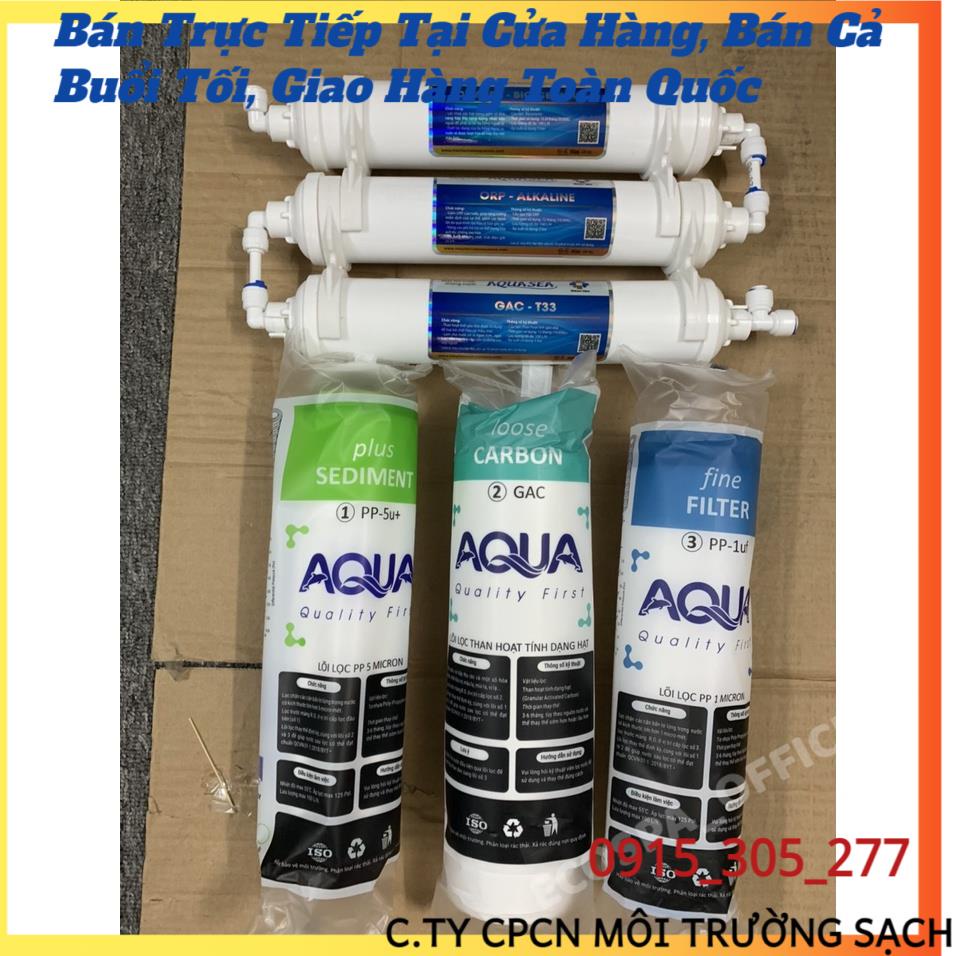 Bộ 3 Lõi Lọc Tạo Khoáng 5,6,7 Dành Cho Tất Cả Các Máy Lọc Nước: AQUASEA/AQUA.../ Lõi Chức Năng 567 Máy RO/ Nano