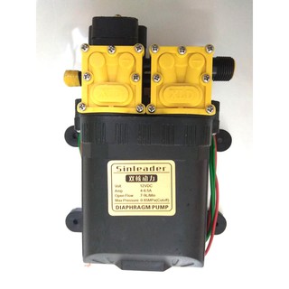 Máy bơm mini tăng áp lực kép, tặng kèm đai ốc kết nối