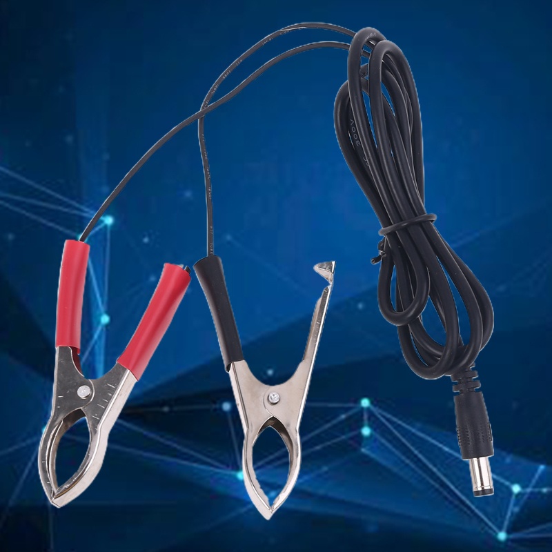 100 Dây Cáp Kẹp Cá Sấu 5 5x2 1mm Cho Nguồn DC