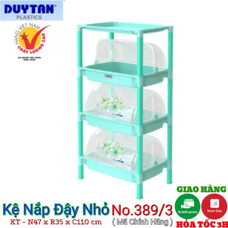 Kệ úp chén nhựa có nắp 3 ngăn- 4 tầng - KT -47 x 35.5 x110 cm