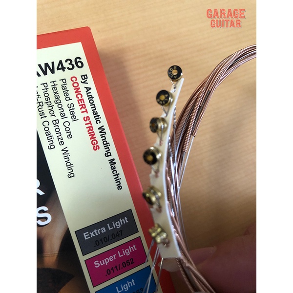 Dây Đàn kim loại tốt cho đàn Guitar Acoustic Alice AW436- HÀNG CHÍNH HÃNG 100%