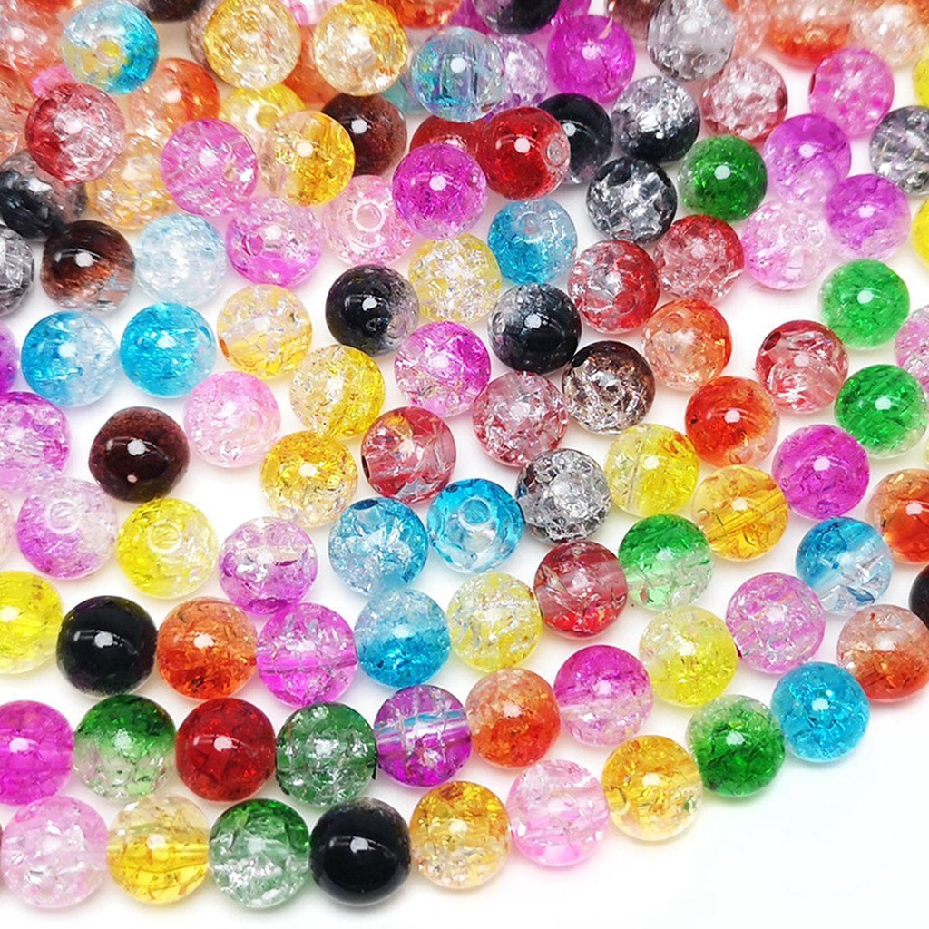 Chuỗi Hạt Tròn Nhiều Màu Làm Vòng Tay / Móc Khóa