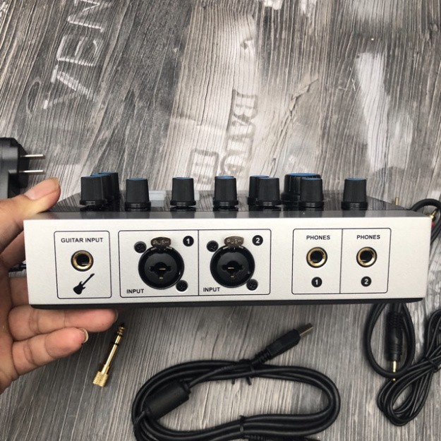 Sound card Alctron u16k mkii usb hỗ trợ nguồn 48v- sound card U16k tương thích tất cả các dòng mic thu âm ♥️♥️