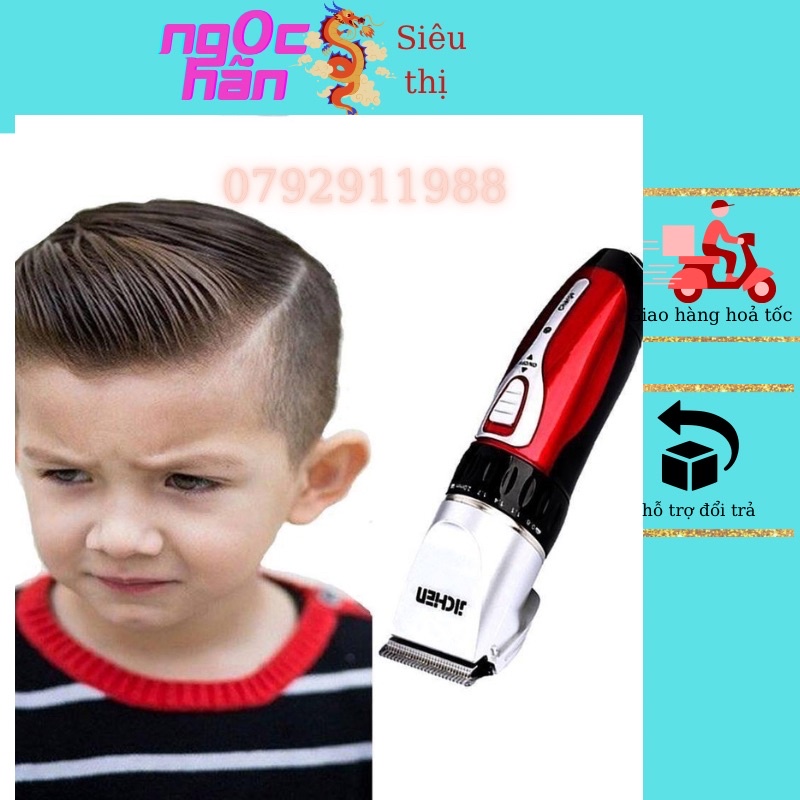 tông đơ cắt tóc gia đình jichen loại sạc