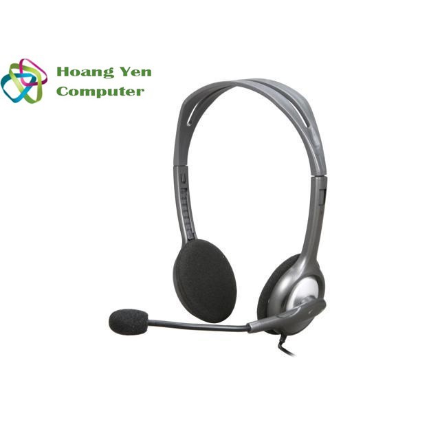 Tai Nghe Chụp Tai LOGITECH H111 Cho Laptop, Smart Phone (1 Jack 3.5mm) - BH 2 Năm Chính Hãng
