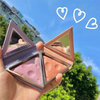 Phấn má hồng tạo khối màu loang làm sáng da trang điểm lâu trôi