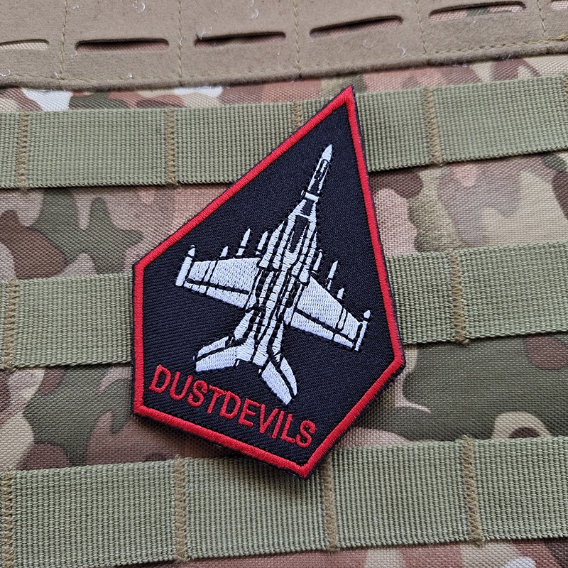 Zhuzhi Lingyun Thêu Khóa Dán U.S. Miếng Dán Trang Trí Quần Áo Hình Phi Công Quân Đội Có Móc Tiện Dụng