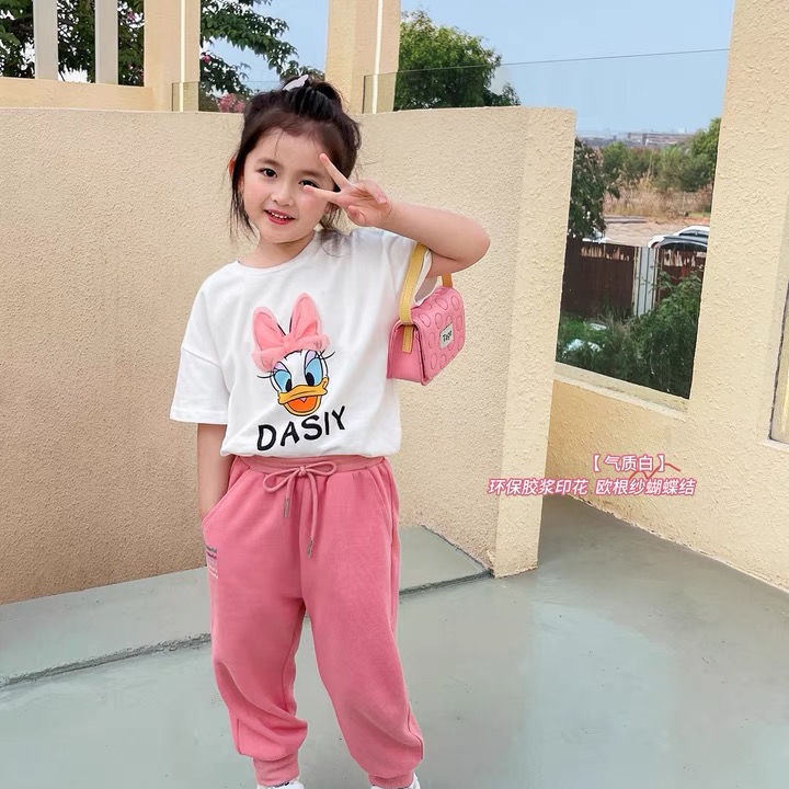 Hàng Mới Về Áo Thun Cotton Tay Ngắn In Họa Tiết Hoạt Hình Thoáng Khí Thoải Mái Thời Trang Xuân Hè Cho Bé