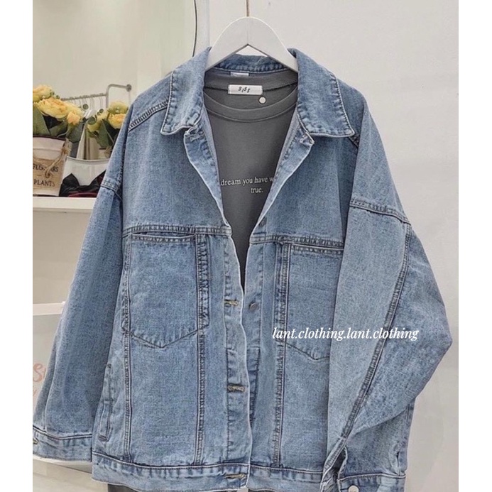 Áo khoác jean demi