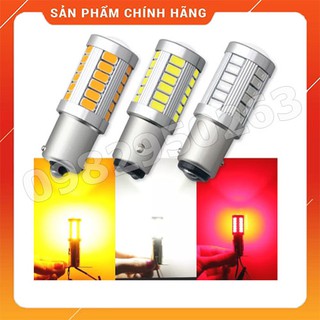[ 33 TIM LED ] Đèn hậu nhấp nháy phanh chớp F1 chân 1157