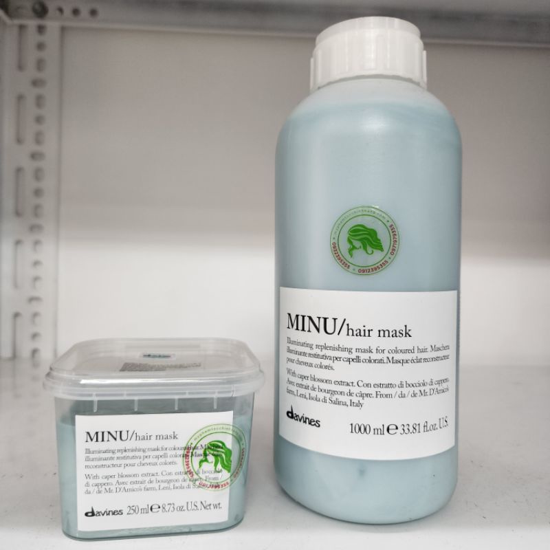MẶT NẠ DƯỠNG BÓNG DAVINES MINU 250ML - 1000ml