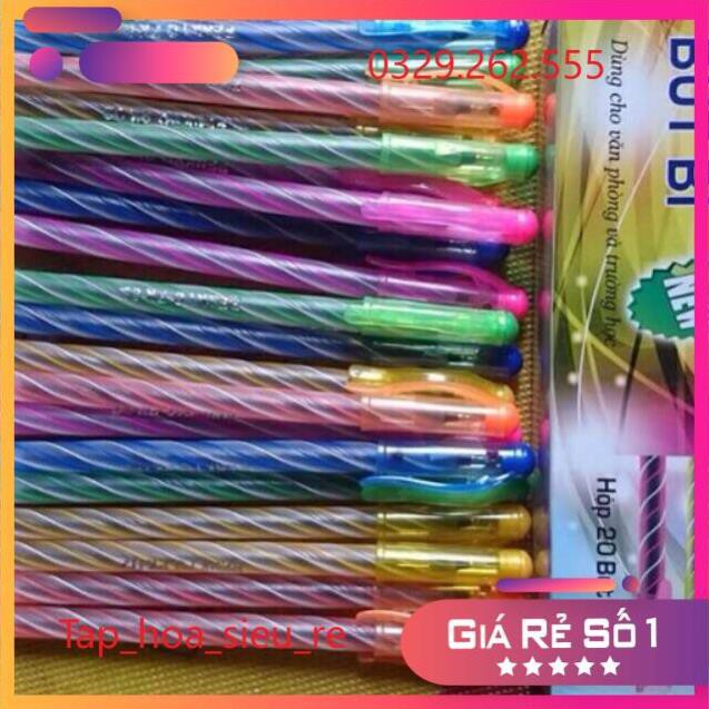 (Rẻ Vô địch) Sỉ 20 bút bi nến dài ( 1 hộp )