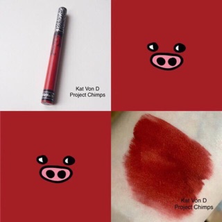 (HOT SALE) SON KEM LỲ KAT VON D màu PROJECT CHIMPS đỏ đất