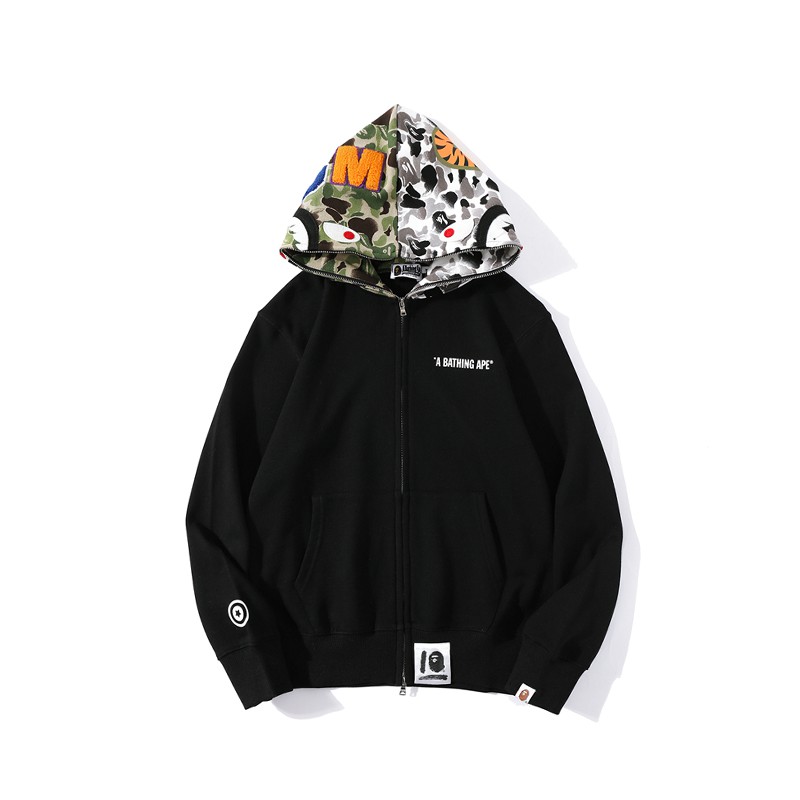 Bape Áo Khoác Hoodie Họa Tiết Rằn Ri Thời Trang Cho Nam Nữ Size M-3xl | BigBuy360 - bigbuy360.vn