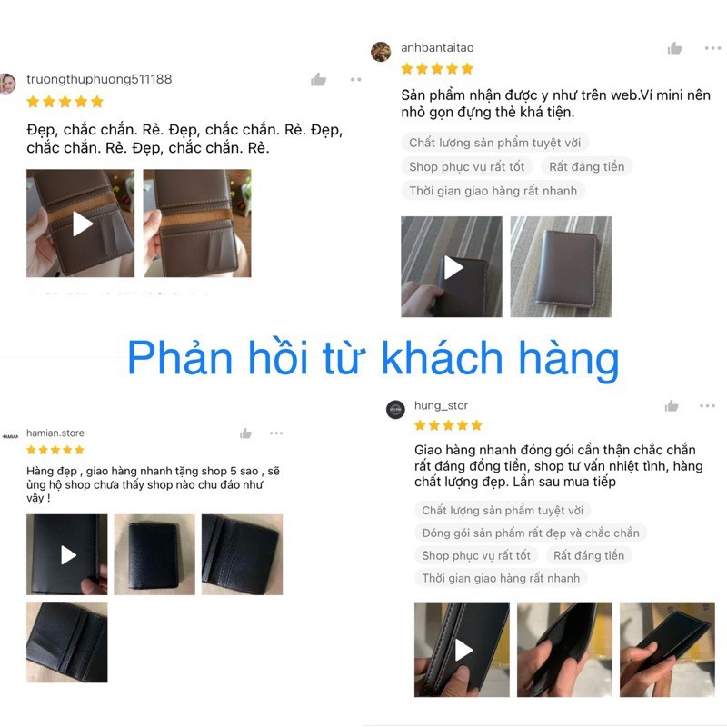 "Thẳng vào cổ phiếu" "lô hàng nhanh" Ví Nam Mini Cầm Tay Đựng Thẻ ATM Đựng Tiền Thời Trang Cao Cấp Giá Rẻ Hà Nội VIM1