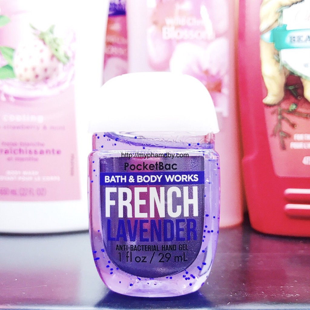 [COMBO mùi ngẫu nhiên] 03 Gel rửa tay Bath and Body Works French Lavender 29ml - 1 fl oz