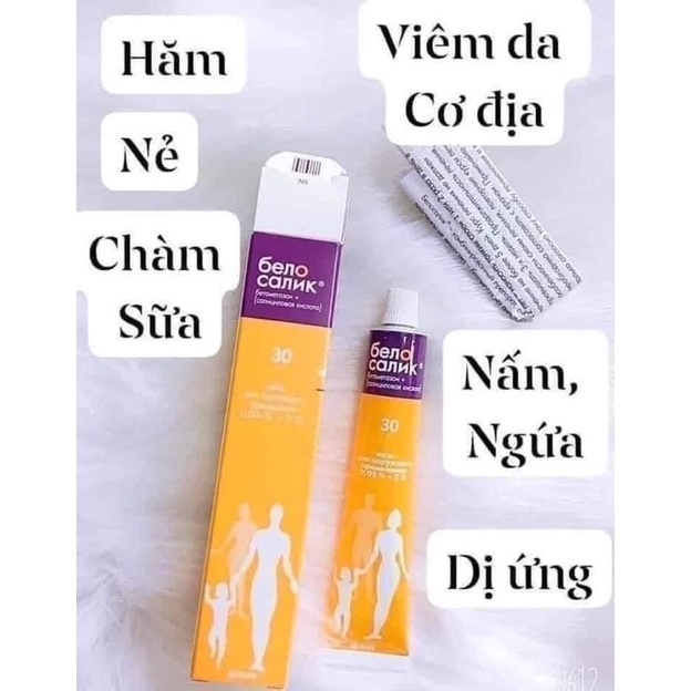 Ngứa vàng Belosalic Nga viêm da cơ địa