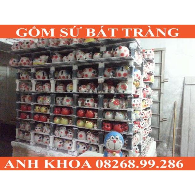 Heo đuôi cong 26cm - Gốm sứ Bát Tràng Anh Khoa