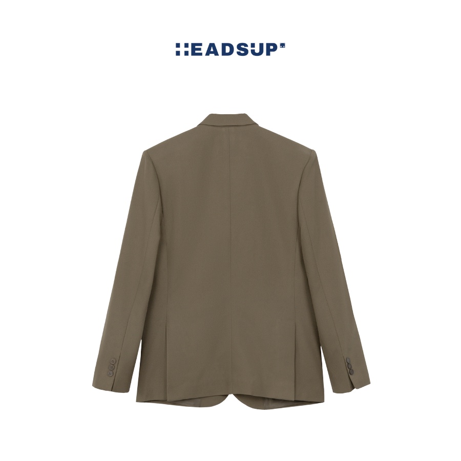 Áo Vest nam 1 nút dòng Luxury - Nâu