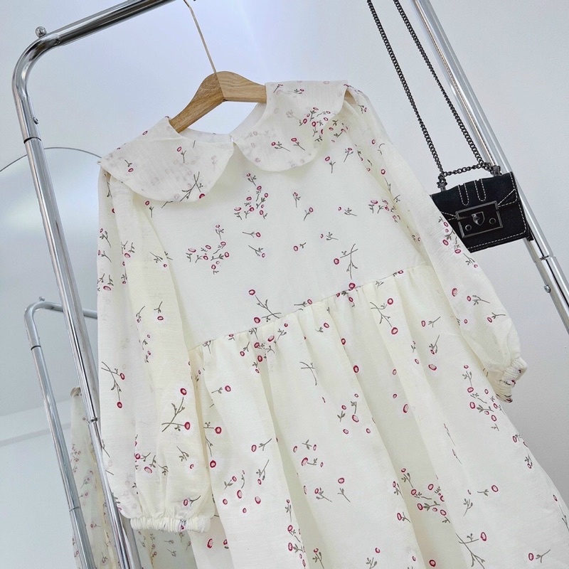 ĐẦM BABYDOLL CỔ SEN