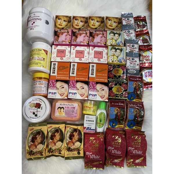 Combo Kem cốt siêu trắng da toàn thân 1kg kem