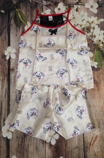 Bộ pijama phi bóng 2 dây