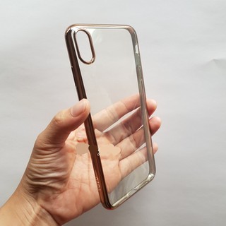 Ốp lưng cho Iphone X/Xs Max/IPhone 12/IPhone 12 Pro/IPhone 12 Pro Max dẻo viền màu vàng Totu cao cấp