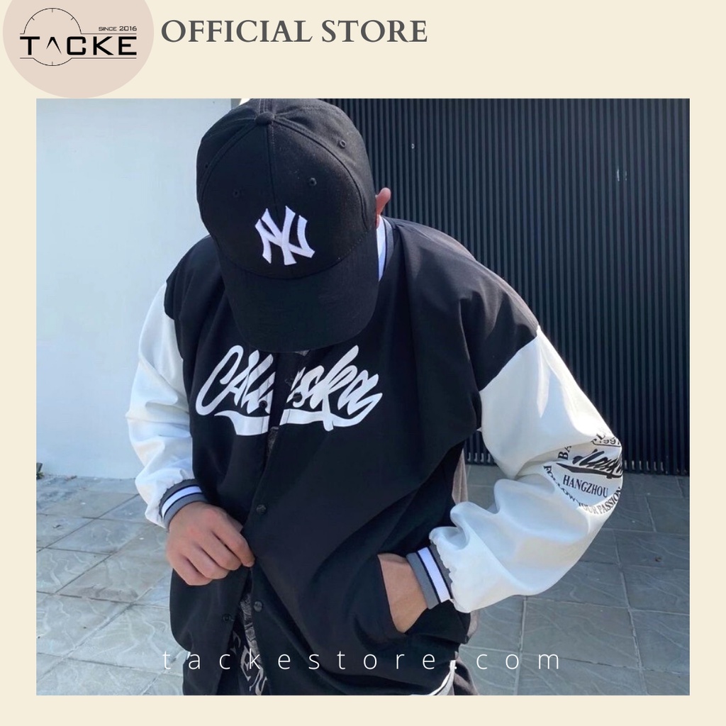 Áo khoác bomber dù Alaska unisex nam nữ form rộng 2 lớp Chống Nắng Siêu Hot ulzzang Jacket Bomber TACKE STORE