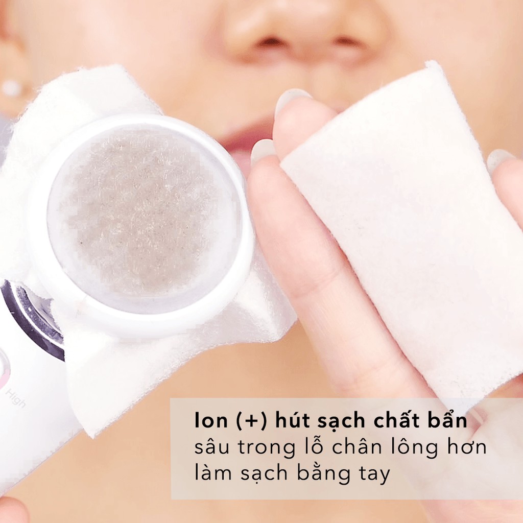 Máy Đẩy Tinh Chất Dưỡng Trắng Halio Ion Cleansing &amp; Moisturizing Beauty Device