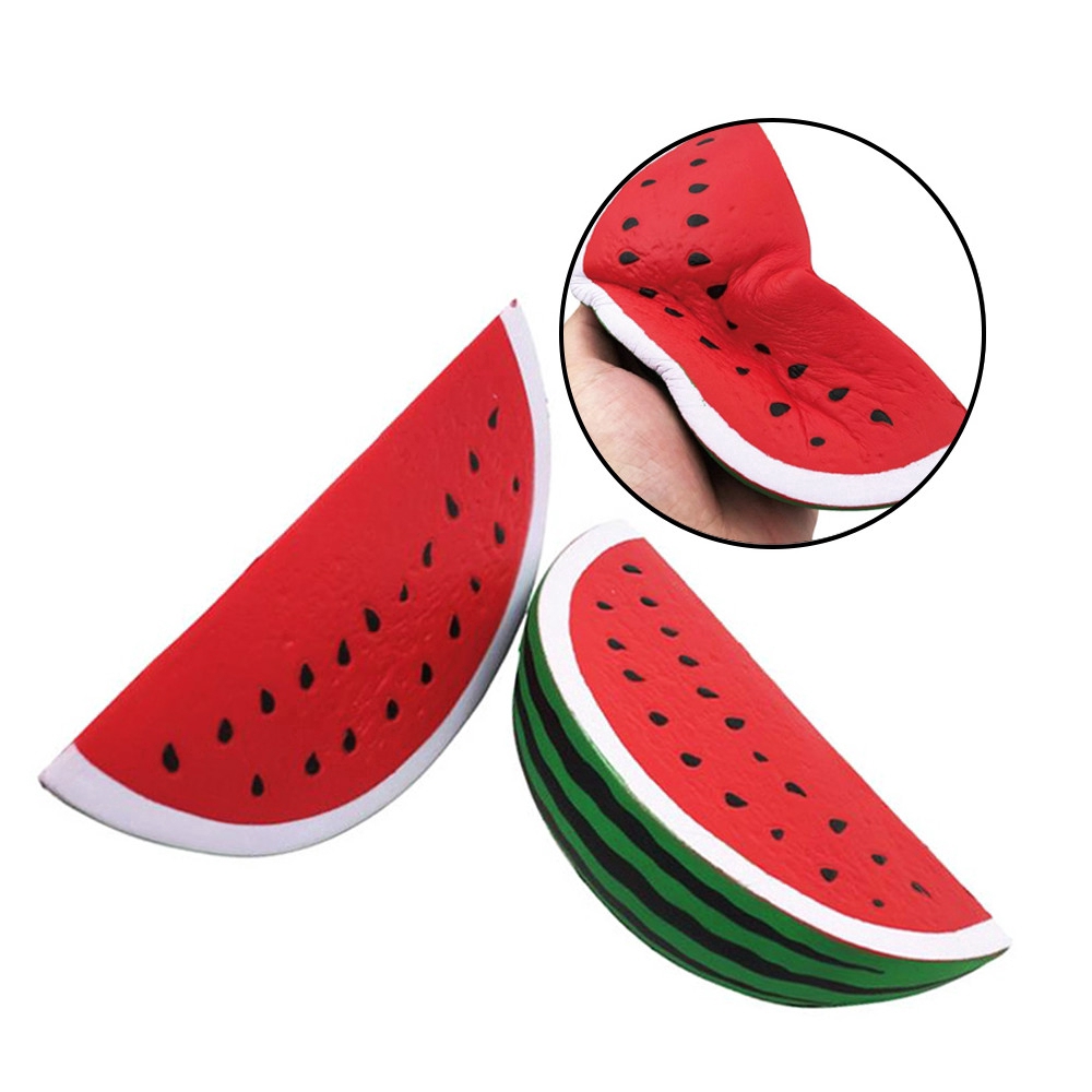 Scented Watermelon Slices Squishy Slow Rising Soft Kids Toys