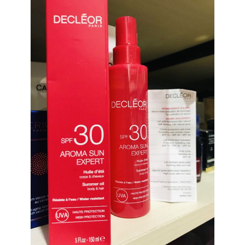 Dầu chống nắng từ liệu pháp tinh dầu, bảo vệ và làm dịu cho da và tóc - DECLÉOR SPF30