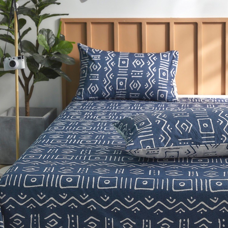 Set ga gối cotton hoa nhí vitage