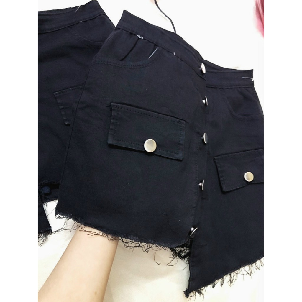 Chân váy kaki phối nắp túi lệch tà siêu xinh xắn | BigBuy360 - bigbuy360.vn