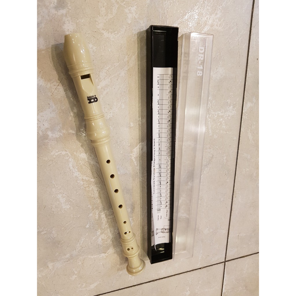 Sáo recorder nhựa có hộp đựng