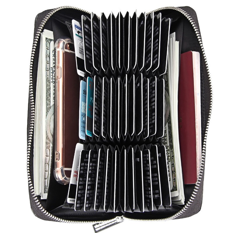 Evertoner Ví Da 36 Ngăn Đựng Thẻ / Điện Thoại Cho Nam Nữ