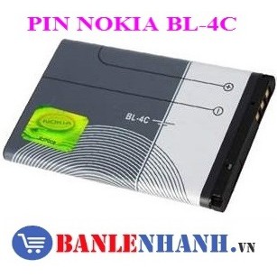 PIN NOKIA BL- 4C [PIN NEW 100%, ZIN ]