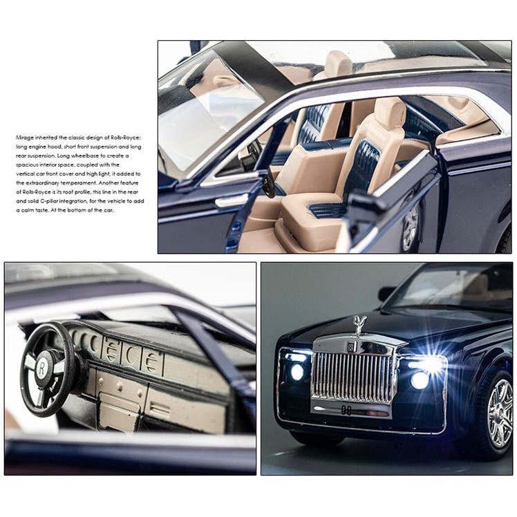 Mô hình siêu xe Rolls-Royce Sweptail tỷ lệ 1:24