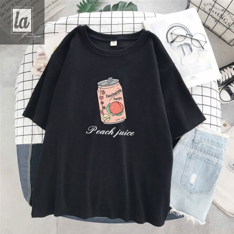 (ORDER) Áo thun peach juice form rộng bigsize 40kg - 100kg